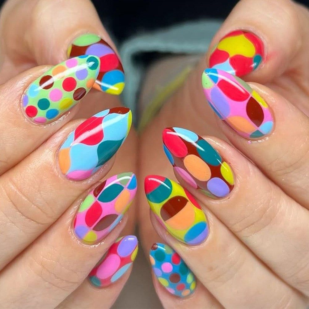 Amazing art nails with peacock feather design Bowlift