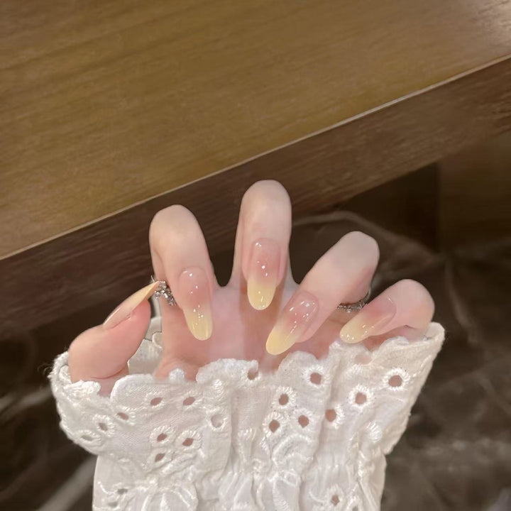 Artificial Nails in Modern Ombre Design Bowlift