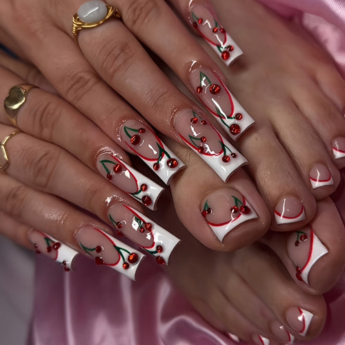 Creative Cherry Blossom Nail Art Extensions Bowlift