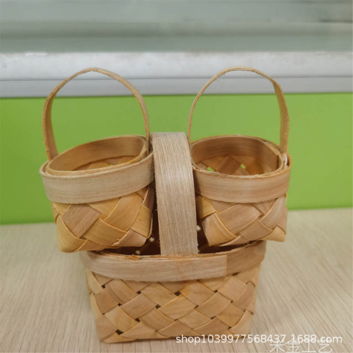 Handwoven Decorative Miniature Baskets Bowlift