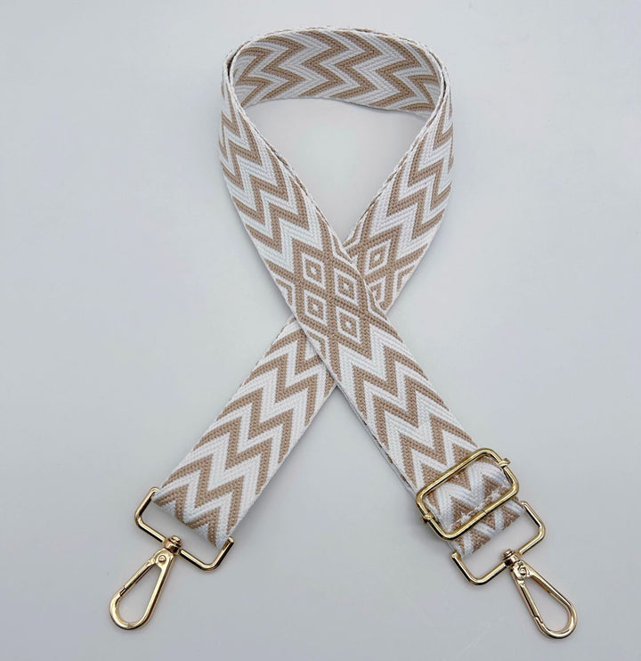 Adjustable Patterned Bag Strap Bowlift