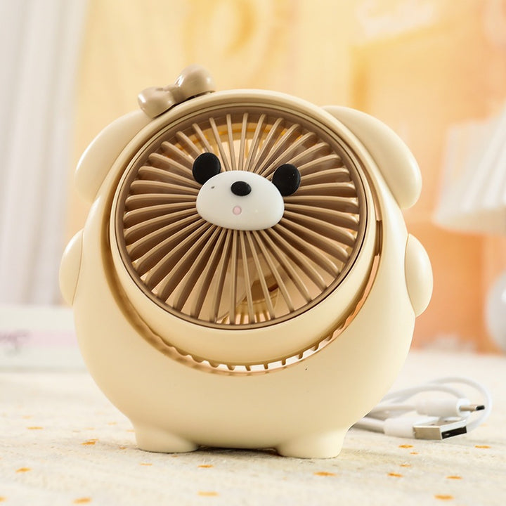 Ladies Portable Mini Cat Fan Bowlift