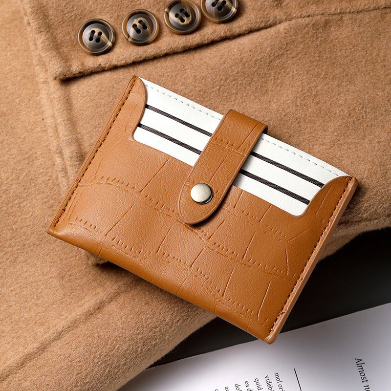 Faux Leather Card Holder Bowlift