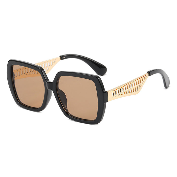 Women's Luxury Sunglasses with Fashionable Structured Frame Bowlift