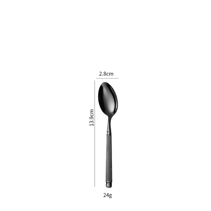 Elegant dessert spoon with exclusive surface design Bowlift