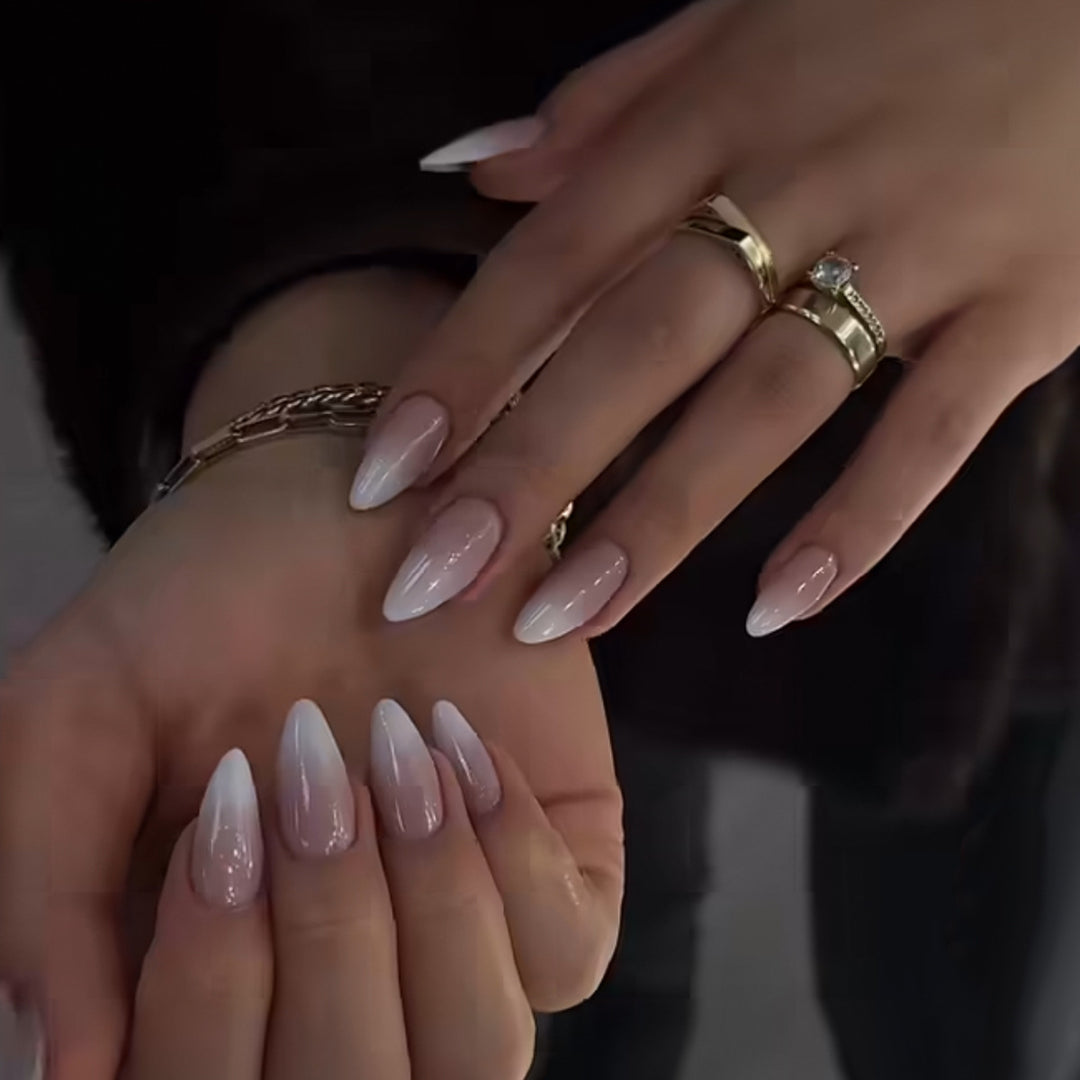 Elegant Ombre Stiletto Press-On Nail Set Bowlift