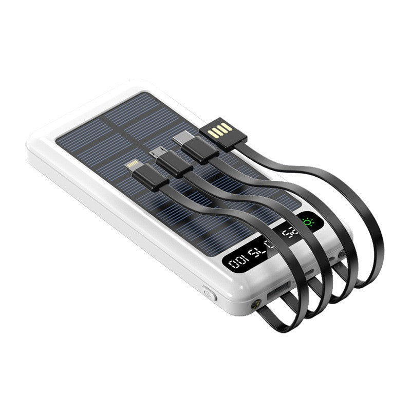Solar Powerbank with Multifunctional Charging Options Bowlift