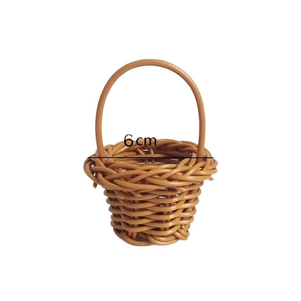 Miniature Decorative Woven Basket Bowlift