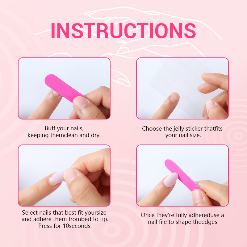 Artificial nails with elegant decorations Bowlift