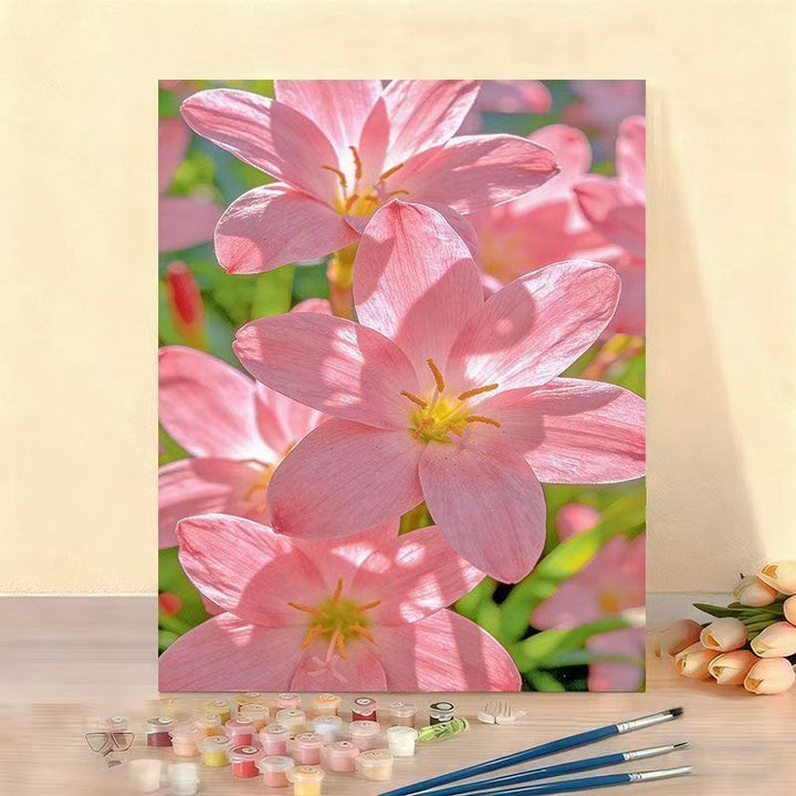 DIY Floral Painting Canvas Kit Bowlift
