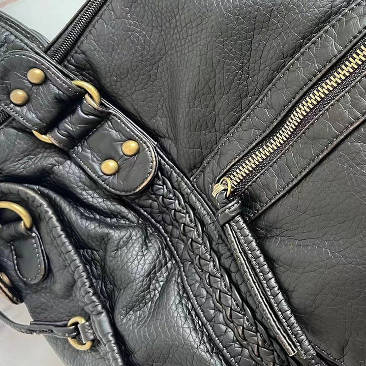 Ladies Shoulder Bag PU Leather Spacious with Laptop Compartment and Adjustable Strap | Bowlift