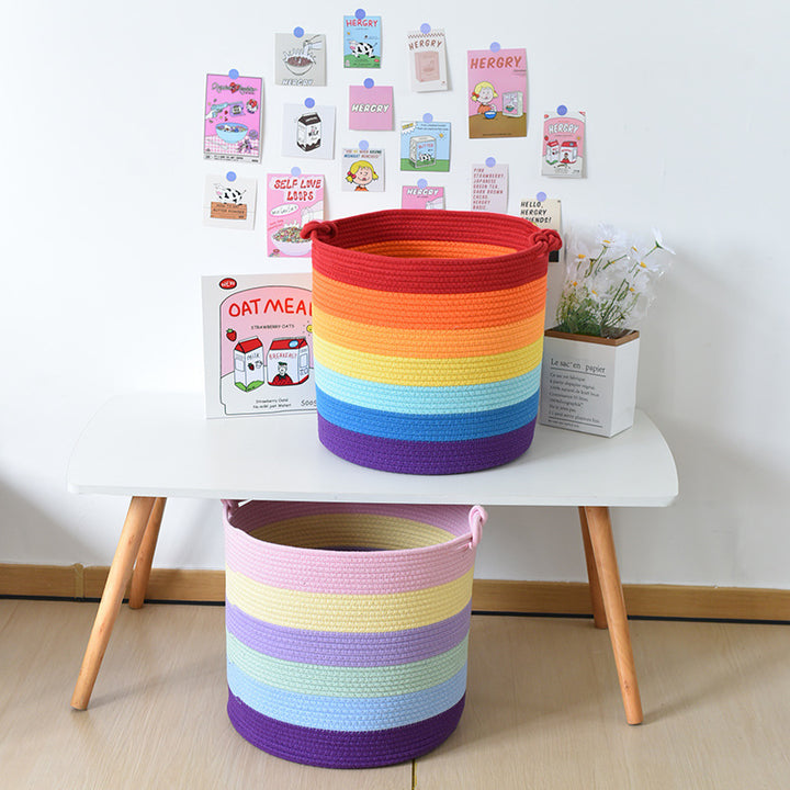 Modern storage basket with handles Bowlift