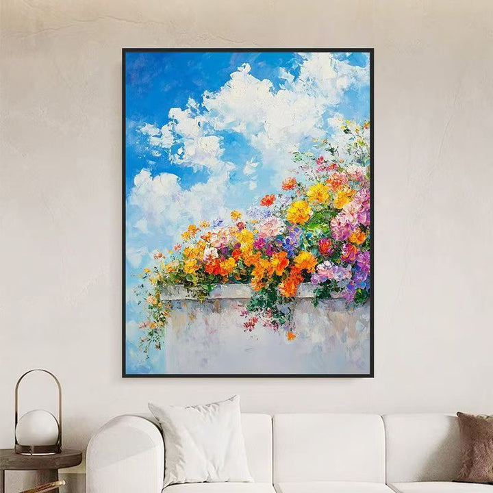 Floral Landscape Wall Art Bowlift