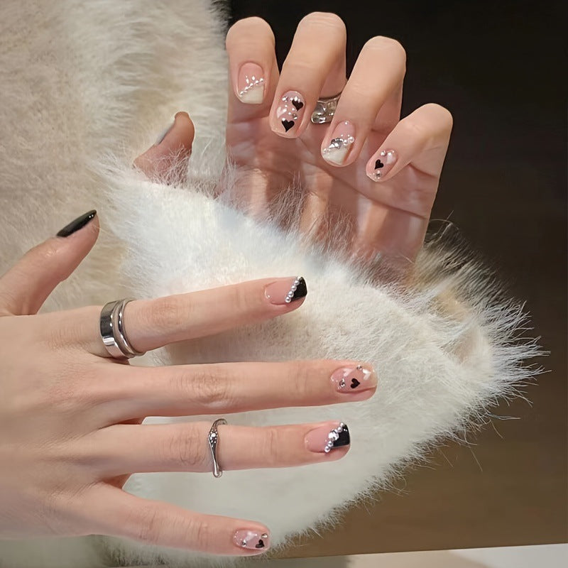 Ombre Press-On Nails with Glossy Finish Bowlift