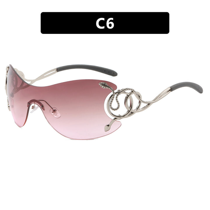 Women’s futuristic sunglasses with playful design Bowlift