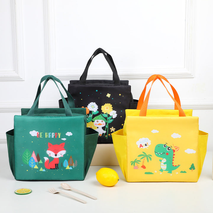 Cute Fox Design Insulated Lunch Tote