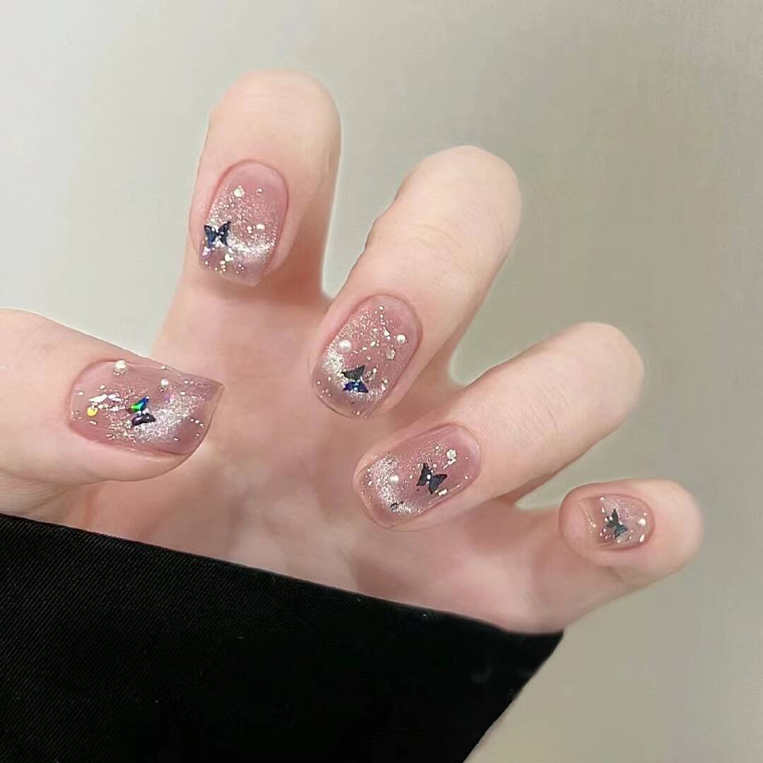 Decorative Press-On Nail Design Set Bowlift