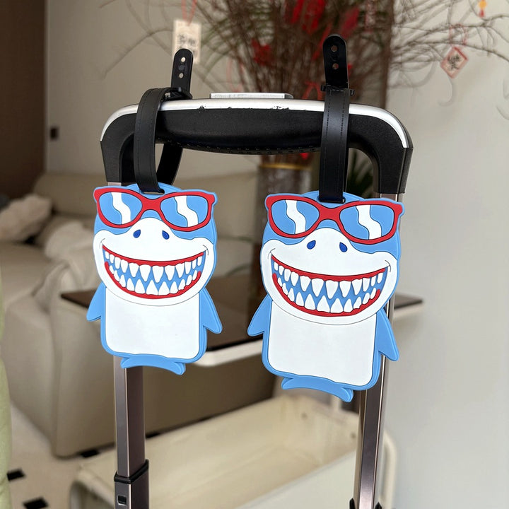 Shark Character Luggage Tag Bowlift