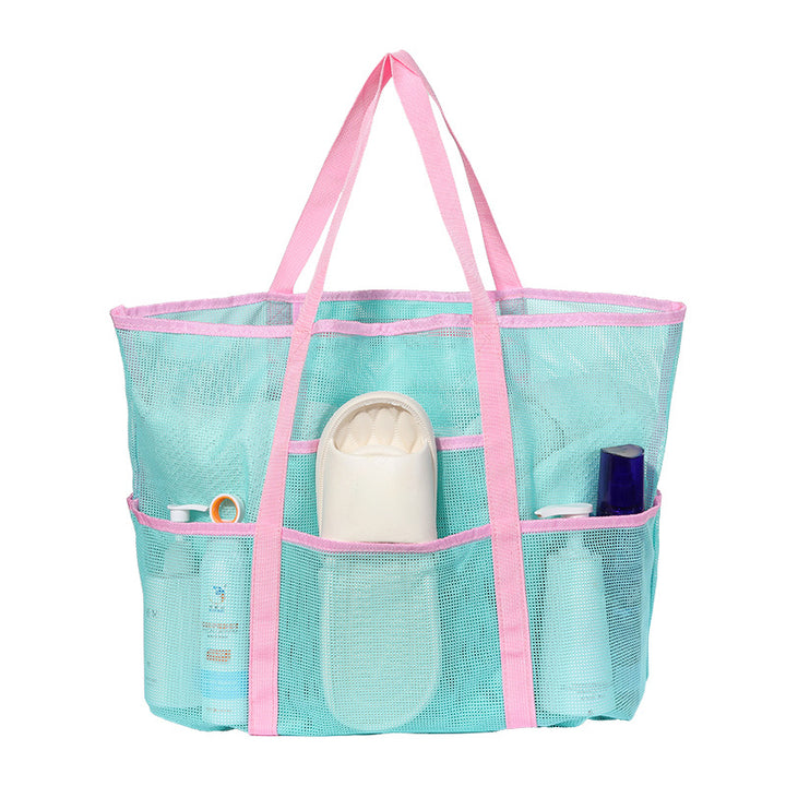 Spacious and Breathable Beach Bag Made of Mesh Material Bowlift