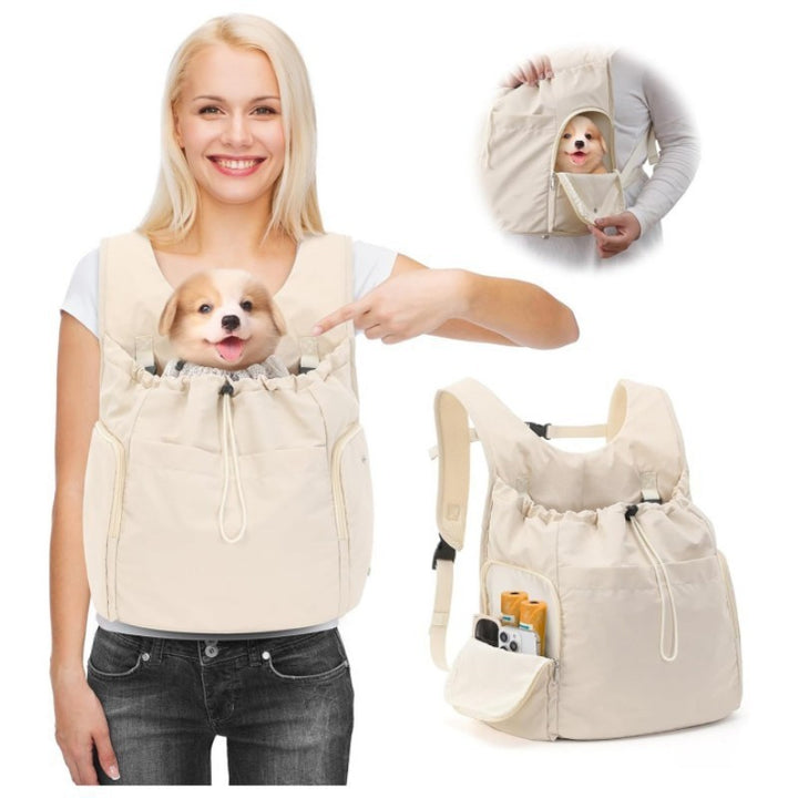 Wearable Pet Backpack Bag Bowlift