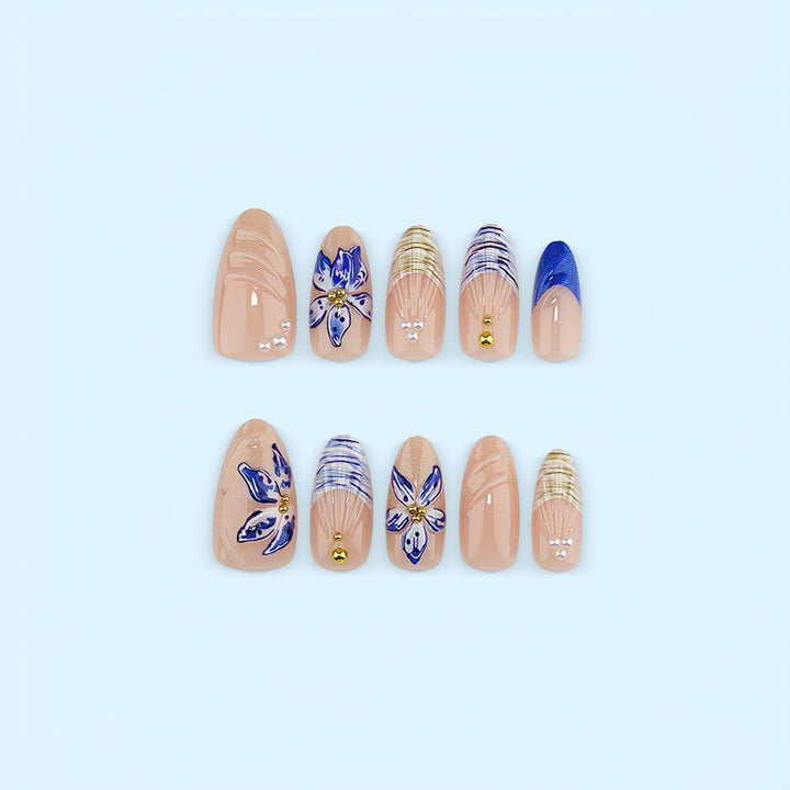 Elegant Artificial Nail Design Bowlift