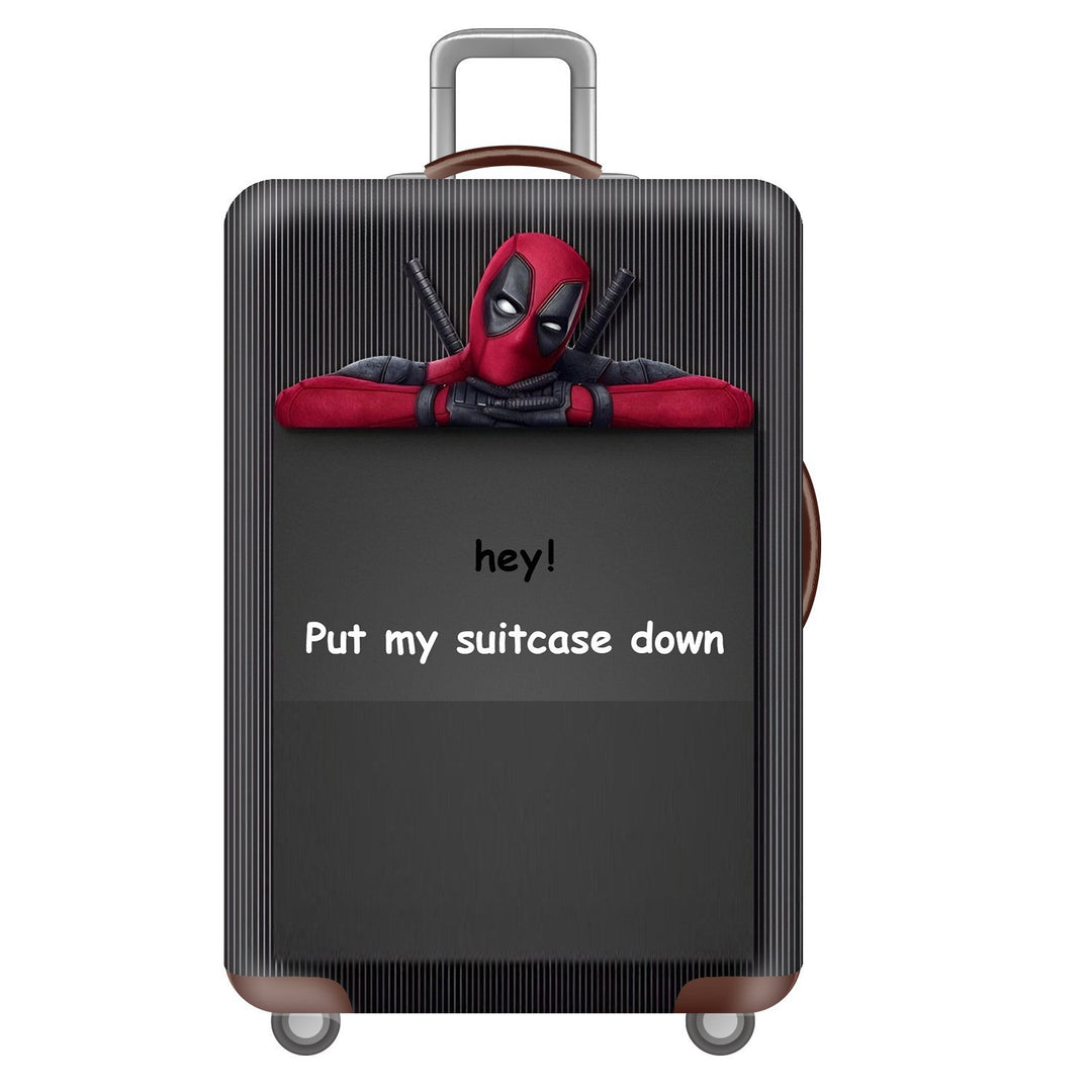 Unisex Hard Shell Suitcase with Dreamy Landscape Design Bowlift