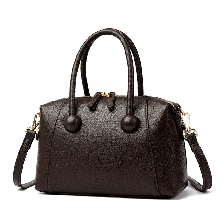 Stylish Textured Handheld Satchel Bowlift
