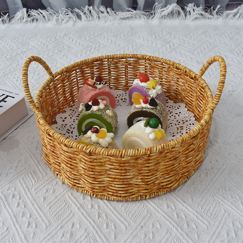 Handwoven Natural Rattan Storage Baskets Set Bowlift