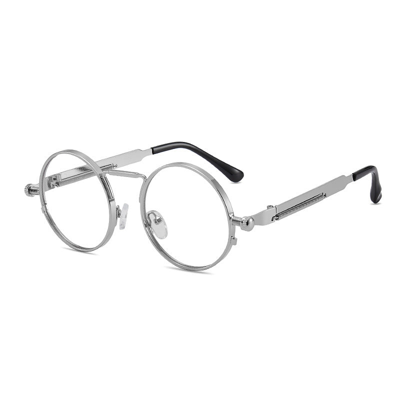Women elegant round metal glasses Bowlift