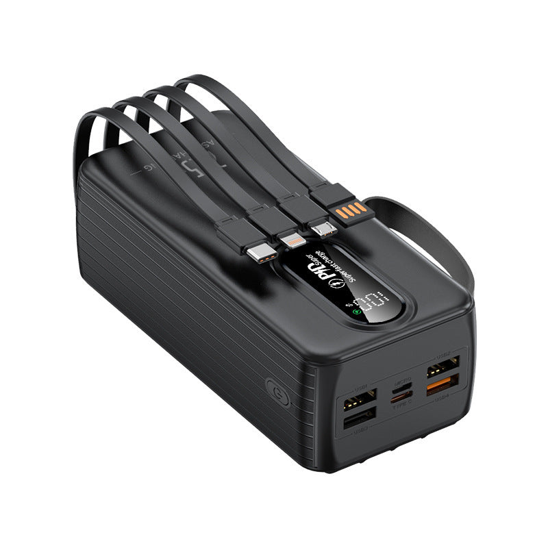 Power bank with digital charging display and multi-charging ports Bowlift