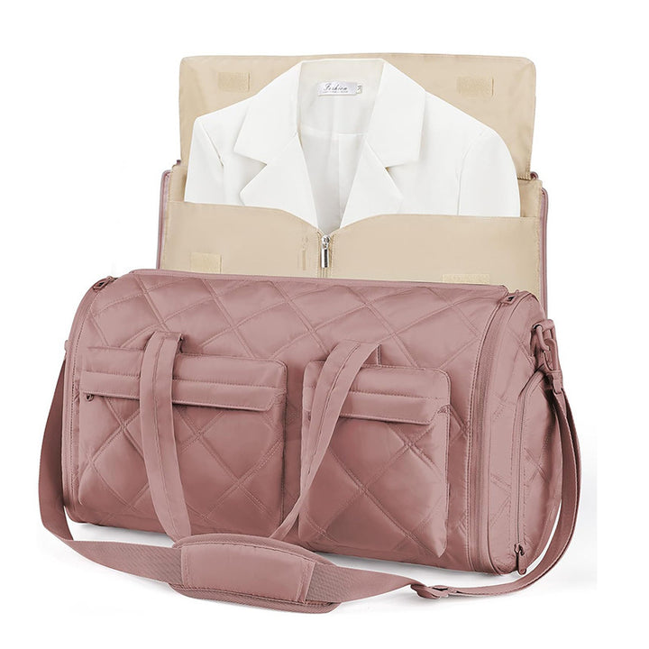 Elegant Travel Bag with Integrated Suit Compartment Bowlift