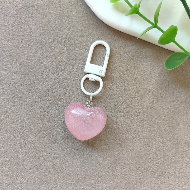 Keychain with Radiant Heart Bowlift