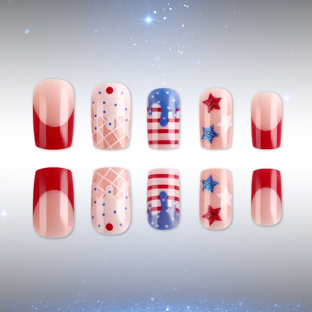 Creative Ice Cream-Themed Press-On Nails Bowlift