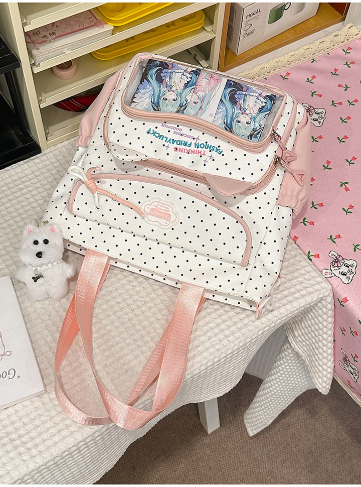 Casual Stylish Tote School Backpack Bowlift