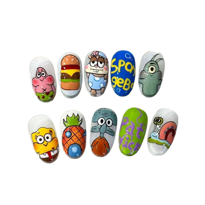 Fun Character Nail Art Set Bowlift