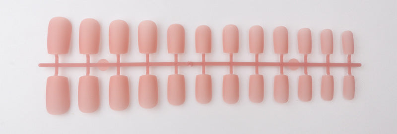 Matte Finish Long Stiletto Press-On Nails Bowlift