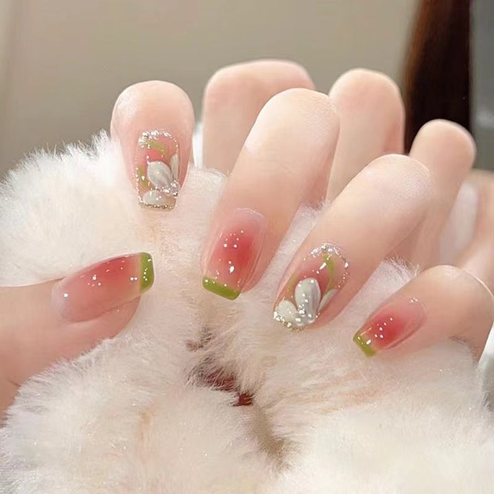 Artful Nail Art with Cute Bunny Pattern Cold Bowlift