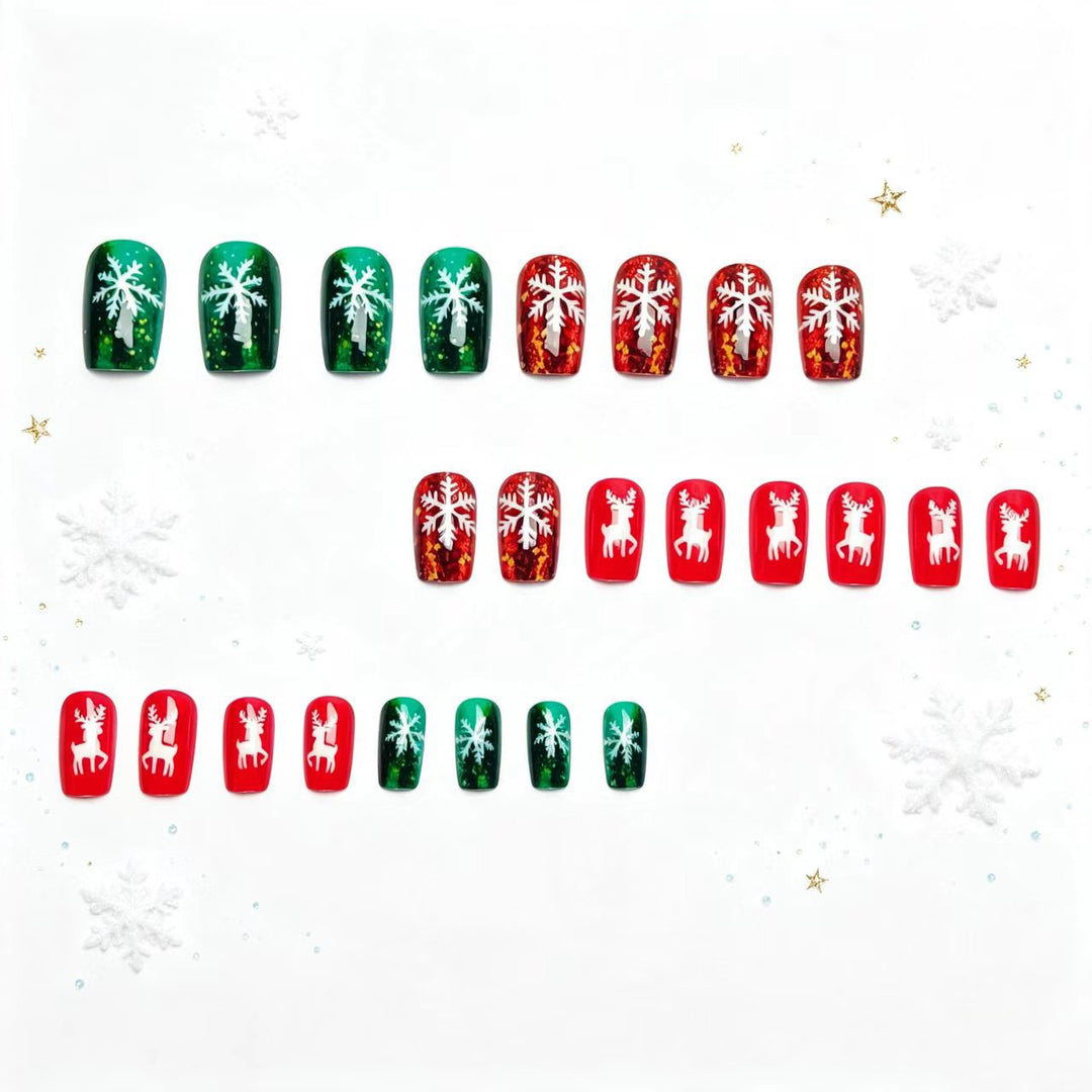 Festive Holiday-Themed Nail Art Bowlift