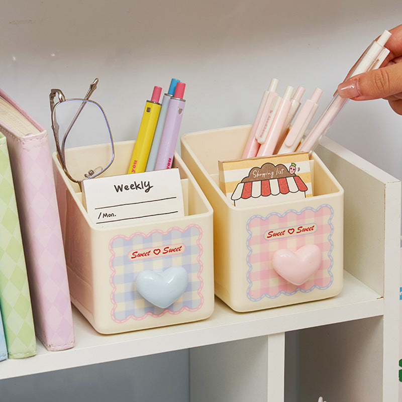 Cute Multi-Compartment Desk Organizer Bowlift