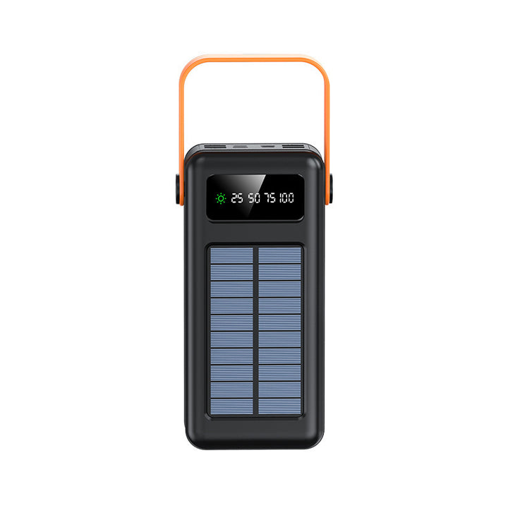 Solar Powerbank with Integrated Cable Management by Bowlift