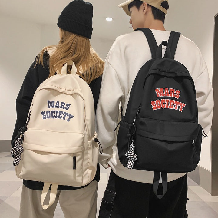 Casual Graphic Print Backpack Bowlift
