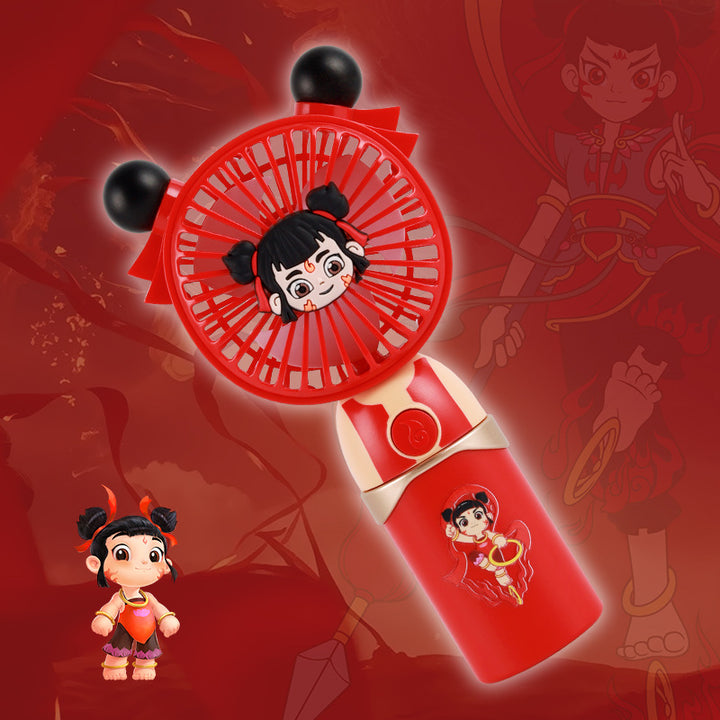 Unisex Portable Hand Fan in Comic Design Bowlift