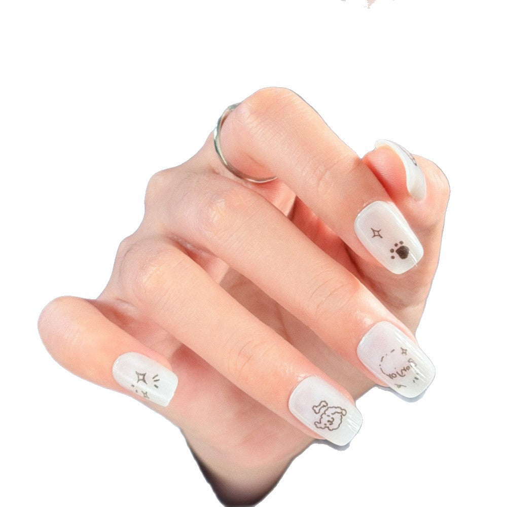 Whimsical Character Press-On Nail Set Bowlift 1787395296