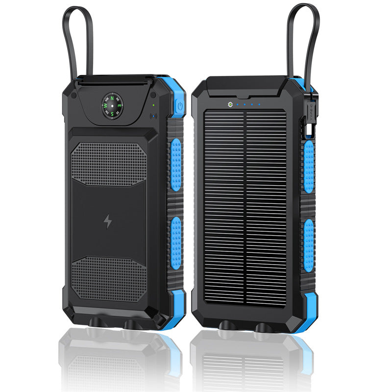 Waterproof Solar Power Bank with Built-in Compass Bowlift