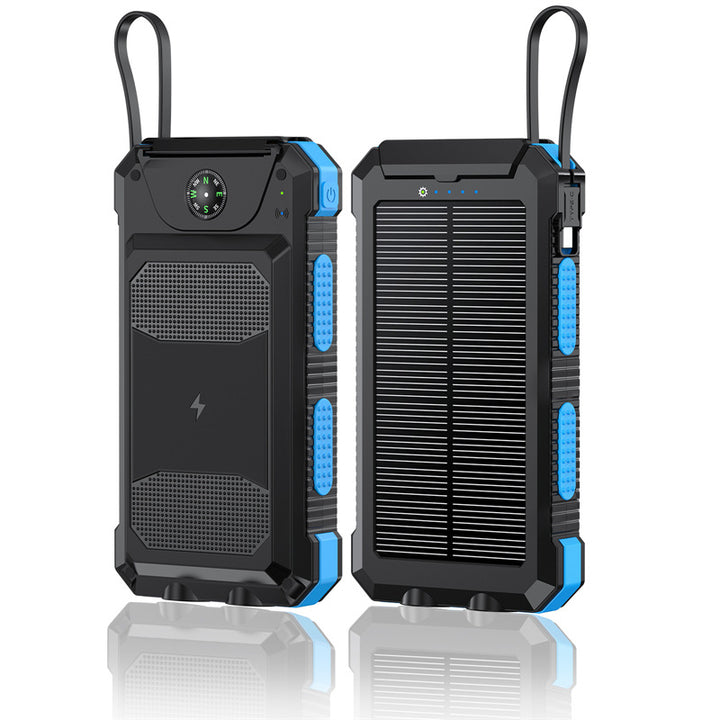 Waterproof Solar Power Bank with Built-in Compass Bowlift