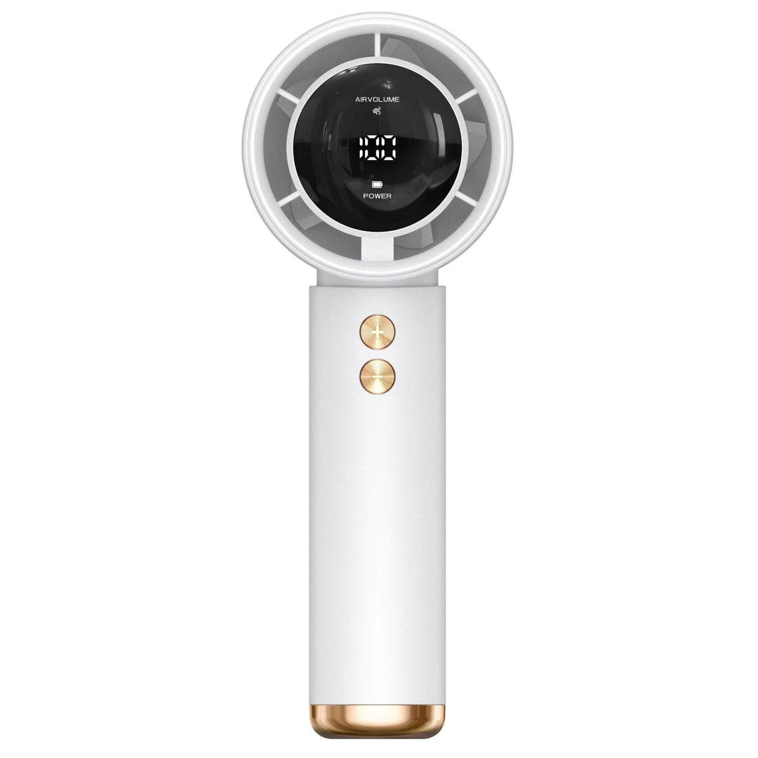 Ladies Portable High Performance Fan with LCD Display Bowlift