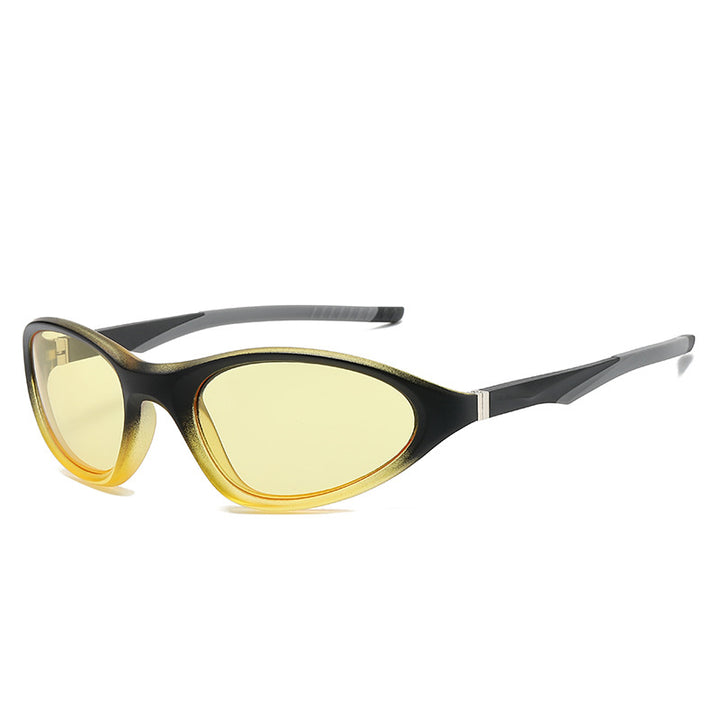 Aerodynamic Eye-Shield Sunglasses Bowlift