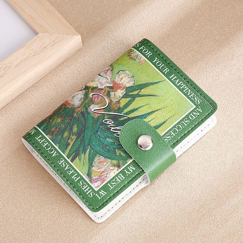 Floral Design Compact Wallet Bowlift