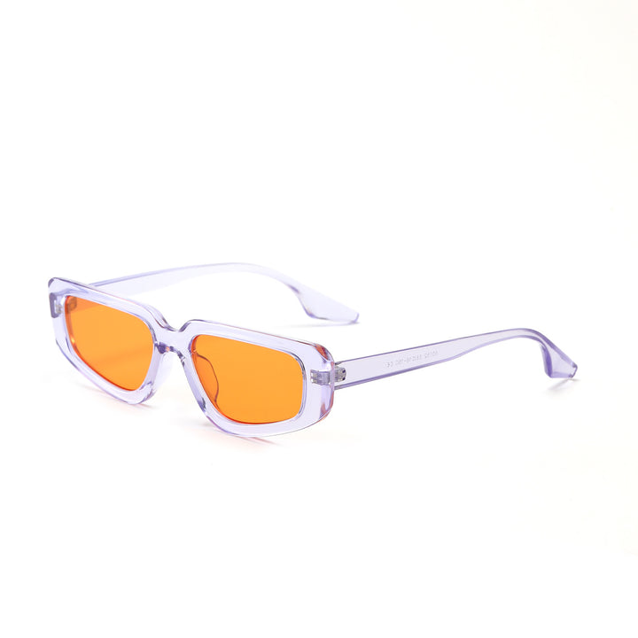 Women's stylish square sunglasses with modern high-gloss plastic frame Bowlift