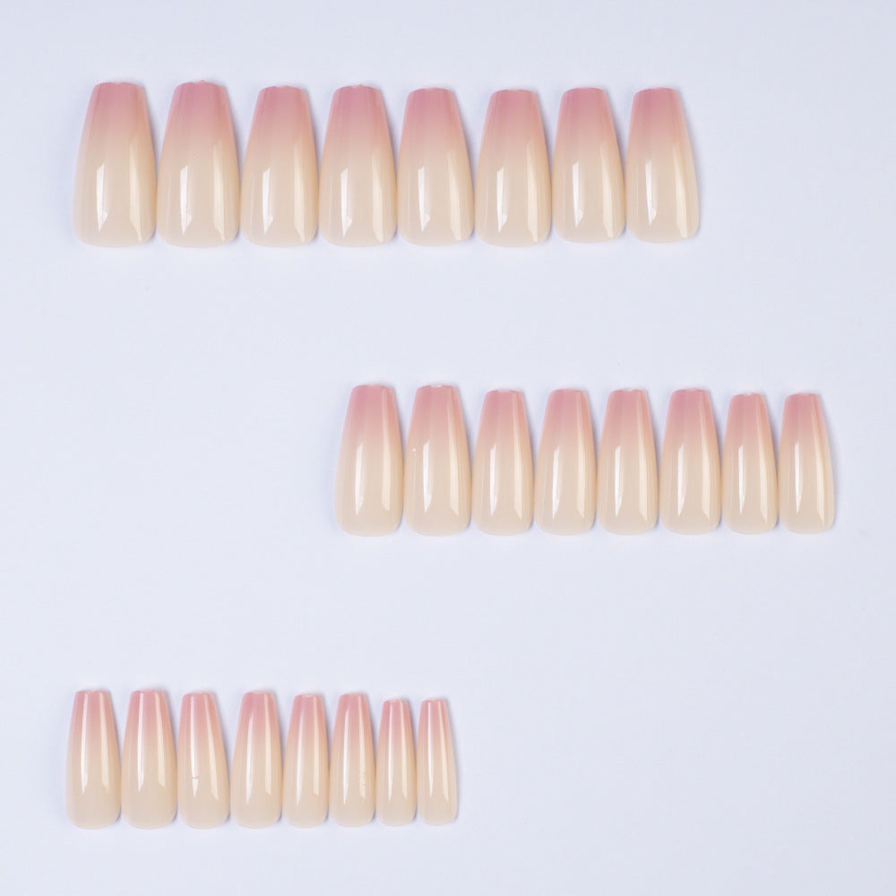 Artificial Nails in Modern French Style Bowlift